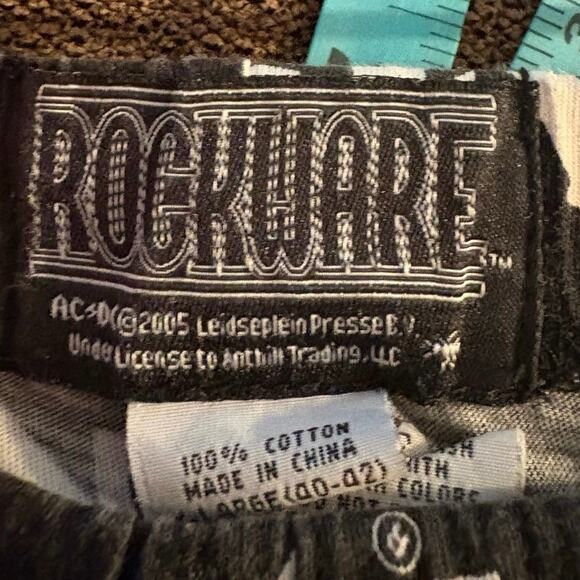 Rockware Vintage 2005 AC/DC Lounge Pants XL 100% Cotton Music Streetwear Mens - Picture 4 of 6